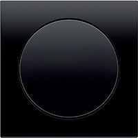 Berker R.8, Рамка: черный. Вставка: черный. Пластик