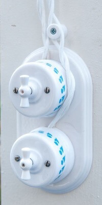 Выключатели Лизетта Декор, Керамика,  Цвет: D 7/3