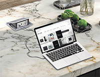 Встраиваемые выдвижные розеточные блоки Donel серии DDSB