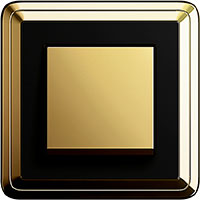 GIRA, ClassiX, Цвет: Латунь/Черный