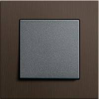 GIRA, Esprit, Цвет: Коричневый алюминий / Антрацит