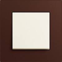 GIRA, Esprit, Цвет: Коричневый Linoleum-Multiplex / Кремовый глянцевый