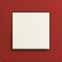 GIRA, Esprit, Цвет: Красный Linoleum-Multiplex / Кремовый глянцевый