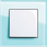 GIRA, Esprit, Цвет: Салатовое стекло / Белый глянцевый