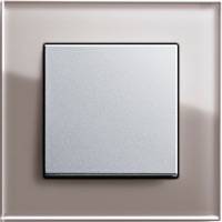 GIRA, Esprit, Цвет: Дымчатое стекло / Алюминий