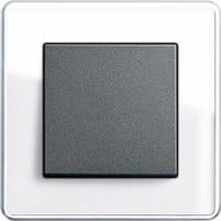 GIRA, Esprit, Цвет: Белое стекло Glass C / Антрацит