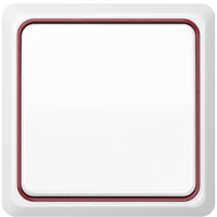 JUNG, CD plus, Цвет: Белый / Красный металлик