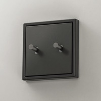 JUNG, LS 1912, тумблер в форме конуса, Цвет: Алюминий темный