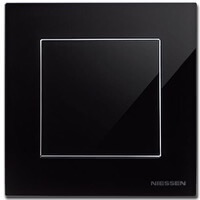 ABB Niessen, серия SKY, Цвет: Черное стекло