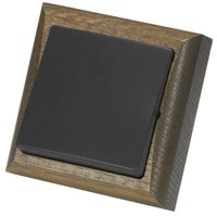 Simon 73 Loft, Цвет: Седой дуб Plump / Графитовая клавиша