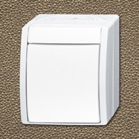 Выключатель ABB, Ocean, Цвет: Альпийский белый