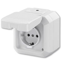 Abb, Variant+, Розетка, Цвет: Белый