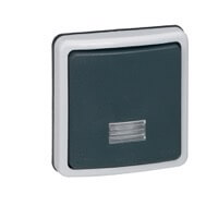 Legrand, Plexo IP66, Накладной монтаж, Цвет:  Серый/Антрацит