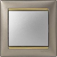 Legrand, Valena, Цвет: Титан / Золотой штрих