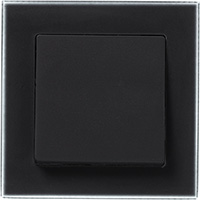 Schneider Electric, Atlas Design, Цвет: Матовое черное стекло