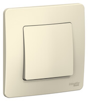 Выключатель скрытого монтажа Schneider Electric, Blanca, Цвет: Молочный