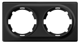 Рамка
Florence,  2 поста,   цвет - черный,  вертикальная,  горизонтальная,  пластмасса,  1E52201303,  2172829,  OneKeyElectro
 - PULSAL.RU