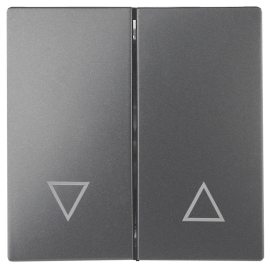 Клавиша для механизма жалюзи
Эра 12,  без подсветки,   цвет - графит,  пластмасса,  Б0047856,  12-6203-12,  ЭРА
 - PULSAL.RU