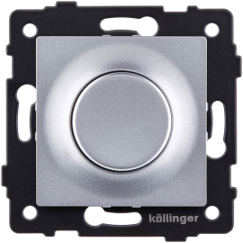 Светорегулятор (диммер) 5-500 Вт/ВА, для LED 5-200 Вт/ВА
Aspekt,  Eleganz,  Reflex,  поворотно-нажимной,  с возможностью управления с 2-х мест,  лампы накаливания и галогенные 220В (R),  лампы с индукционным (обмоточным) трансформ.(L),  лампы с электронным (емкостным) трансформ.(C),  диммируемые лампы LED 220В (LEDi тип L),  диммируемые лампы LED 220В (LEDi тип C),   цвет - серый,  пластмасса,  REA-048GY,  Kollinger
 - PULSAL.RU