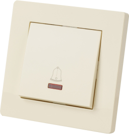 Кнопка 6А
Сенеж,  одноклавишный,   цвет - слоновая кость,  пластмасса,  SQ1816-0121,  TDM
 - PULSAL.RU