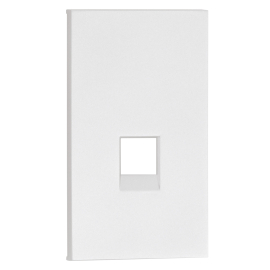 Накладка для механизма розетки RJ45
Soft Touch,  одинарная,   цвет - белый матовый,  пластмасса,  AW07M2,  MEITON
 - PULSAL.RU