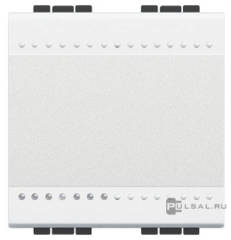 Кнопка Н.О.
LivingLight,  LivingLight AIR,  одноклавишный,  без подсветки,   цвет - белый,  пластмасса,  N4005M2N,  BTicino
 - PULSAL.RU