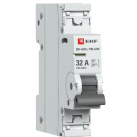 Выключатель нагрузки (рубильник) ВН-63N  PROxima, 1 полюс, 32А, S63132, EKF - PULSAL.RU