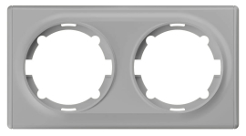 Рамка
Florence,  2 поста,   цвет - серый,  вертикальная,  горизонтальная,  пластмасса,  1E52201302,  2172852,  OneKeyElectro
 - PULSAL.RU