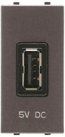 Зарядка USB-A, 2А
Zenit,  USB type-A 5V,  одинарная,   цвет - антрацит,  пластмасса,  N2185.2 AN,  2CLA218520N1801,  ABB
 - PULSAL.RU