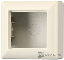 Накладная коробка c рамкой
AS 500,   цвет - слоновая кость,  пластмасса,  AS581AW,  AS 581 A W,  JUNG
 - PULSAL.RU