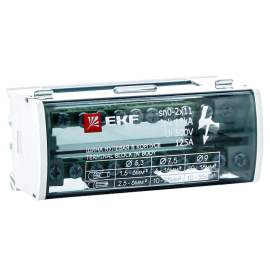 Кросс-модуль на DIN-рейку (шина нулевая в корпусе) 2х11 PROxima, sn0-2x11, EKF - PULSAL.RU