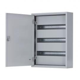 Корпус металлический навесной 520х400х120 ЩРН-54, ЩРН, навесной, IP 31,  модулей - 54, металл,  цвет - серый, 30211DEK, Dekraft - PULSAL.RU