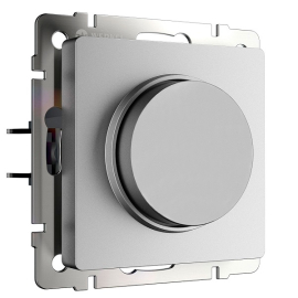 Светорегулятор (диммер) 600 Вт/ВА, для LED 200 Вт/ВА
Alumax,  Split,  Slab,  Senso,  Baguette,  Acrylic,  Platinum,  Elite,  Snabb,  Stream,  Flock,  Stark,  Fiore,  Favorit,  Diamant,  Aluminium,  Antik,  Metallic,  поворотно-нажимной,  лампы накаливания и галогенные 220В (R),  лампы с электронным (емкостным) трансформ.(C),  диммируемые лампы LED 220В (LEDi тип C),   цвет - серебряный матовый,  пластмасса,  W1142065,  a069593,  Werkel
 - PULSAL.RU