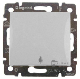 Кнопка "Лампа" Н.О.
Valena,  одноклавишный,  без подсветки,   цвет - алюминий,  пластмасса,  770112,  7 701 12,  Legrand
 - PULSAL.RU