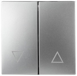 Клавиша для механизма жалюзи
Elegance,  Эра 12,  без подсветки,   цвет - алюминий,  пластмасса,  Б0047852,  12-6203-03,  ЭРА
 - PULSAL.RU