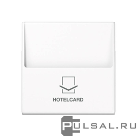 Накладка карточного выключателя
A VIVA,  A creation,  A 550,  A flow,  AS 500,  без подсветки,   цвет - белый,  пластмасса,  A590CARDWW,  A 590 CARD WW,  JUNG
 - PULSAL.RU