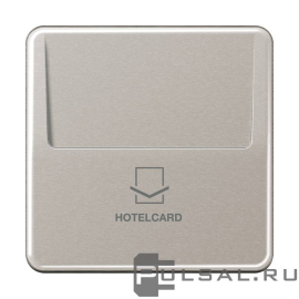 Накладка карточного выключателя
CD 500,  без подсветки,   цвет - платиновый,  пластмасса,  CD590CARDPT-L,  CD 590 CARD PT-L,  JUNG
 - PULSAL.RU