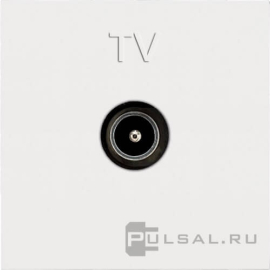 Розетка одиночная
Zenit,  телевизионная (TV),  одинарная,   цвет - белый,  пластмасса,  N2250.7 BL,  2CLA225070N1101,  ABB
 - PULSAL.RU