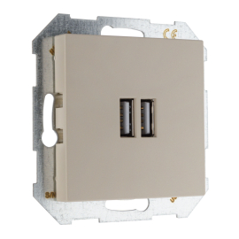 Розетка USB type-A+А, 3,4А
Epsilon,  Retro Liregus,  USB type-A 5V,  двойная,   цвет - кремовый матовый,  пластмасса,  IUK-2-01.R/ONC,  29-117,  LIREGUS
 - PULSAL.RU