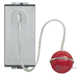 Кнопка Н.О. со шнурком
LivingLight,  LivingLight AIR,  без подсветки,   цвет - алюминий,  пластмасса,  NT4033,  BTicino
 - PULSAL.RU