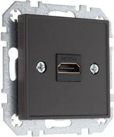 Розетка HDMI
BAROCCO,  CLASSIC,   цвет - шоколад матовый,  пластмасса,  1013501071 LAVERO,  1013501071,  LAVERO
 - PULSAL.RU