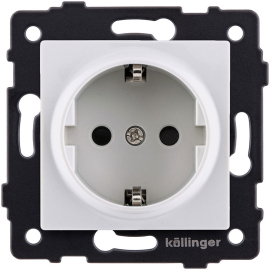 Розетка электрическая
Aspekt,  Eleganz,  Reflex,  с заземлением,  одинарная,  винтовые клеммы,   цвет - белый,  пластмасса,  REA-002WH,  Kollinger
 - PULSAL.RU