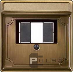 Накладка
Antique,  1 пара,  2 пары,   цвет - античная латунь,  металл,  MTN297843,  MEG297843,  Merten
 - PULSAL.RU