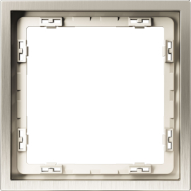 Рамкa
S70 Metal,  1 пост,   цвет - никель металл,  вертикальная,  горизонтальная,  металл,  VLSM120111,  Voltum
 - PULSAL.RU