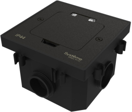 Лючок MultiDesk с монтажной коробкой для бетонных полов (без розеток)
MultiDesk,  W45,  напольная,  1 пост,   цвет - черный матовый,  металл,  IP 44,  MDK20202MBC,  Systeme Electric
 - PULSAL.RU