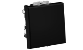 Выключатель
Avanti,  одноклавишный,   цвет - черный матовый,  пластмасса,  4412222DKC,  DKC_4412222,  DKC
 - PULSAL.RU