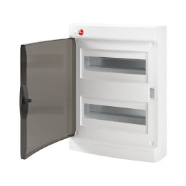 Щит (бокс) RAM base, RAM base, навесной, IP 41,  модулей - 24, пластмасса,  цвет - белый, RB24W4TWD, DKC - PULSAL.RU