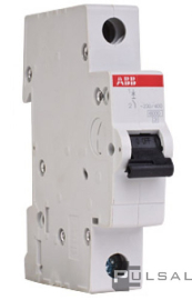Автоматический выключатель SH200, 1 полюс, 25А, C, 6 кА, SH201 C 25, ABB - PULSAL.RU