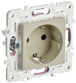 Розетка
Skandy,  со шторками,  с заземлением,  одинарная,  безвинтовые клеммы,   цвет - бежевый,  пластмасса,  SK-R14-16-1-K10,  IEK
 - PULSAL.RU