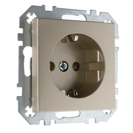 Розетка
Epsilon,  Retro Liregus,  со шторками,  с заземлением,  одинарная,  безвинтовые клеммы,   цвет - шампань,  пластмасса,  IKL16-214-01.E/Ch,  LIREGUS
 - PULSAL.RU